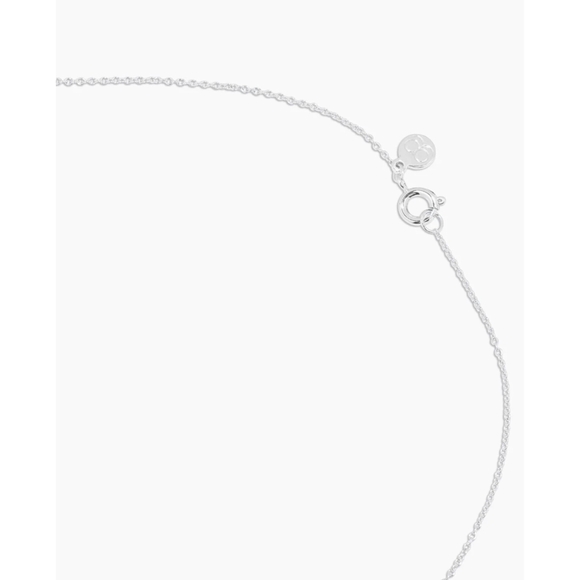 Silver Disc Charm Necklace - Picture 4 of 5